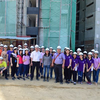 Visit to UCTS hostel construction site on 17 Nov 2017