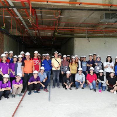 Visit to construction site of Pustaka Sibu at Jalan Teng Chin Hua on 15 Nov 2018